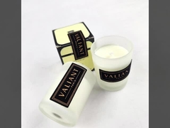 Adesivo adesivo di velluto in rilievo in oro stampato a caldo, adatto a candele, profumi