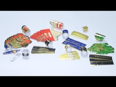 Stampa etichetta del sigaro in foglio oro CMYK Stampa adesivo del logo personalizzato