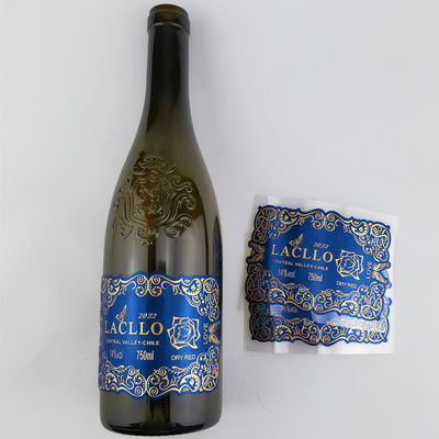 comprare Etichette metalliche per vini a cromo blu elettroplate Etichette metalliche per vini a whisky online manufacture