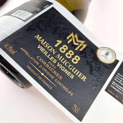 comprare Etichette per bottiglie di champagne in CMYK online manufacture
