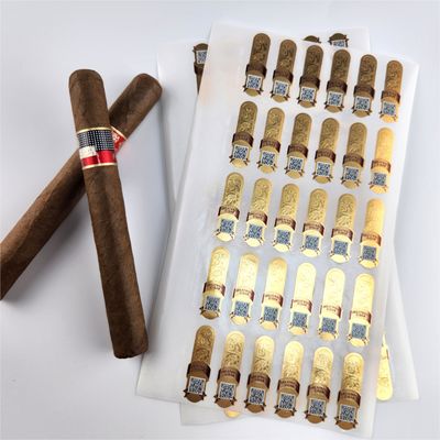 comprare Etichette di sigarette in rilievo per bevande resistenti all'acqua stampate adesivi personalizzati in foglio d'oro online manufacture