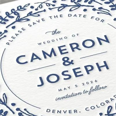 comprare Carte di visita di forma personalizzata stampate 250 grammi Cartoline di ringraziamento online manufacture