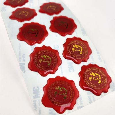 comprare Adesivi in epossidi a cupola 3D Adesivi in vinile trasparenti online manufacture