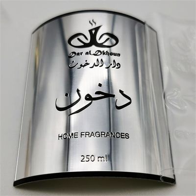 comprare Metallic Luster Perfume Logo Sticker Etichette metalliche Hot Design Etichette metalliche 3D in rilievo online manufacture