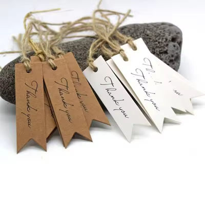 Logo personalizzato Eco Friendly Swing Tag Tag e etichette Tag prezzo Tag abbigliamento