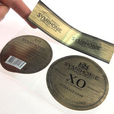 Bottiglia di vino rosso whisky plastica vodka etichetta ristretto etichette di vino rosso