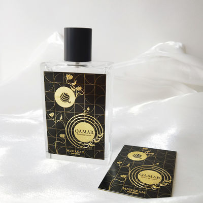 Etichetta adesiva personalizzata in vinile impermeabile per profumi, cosmetici e candele