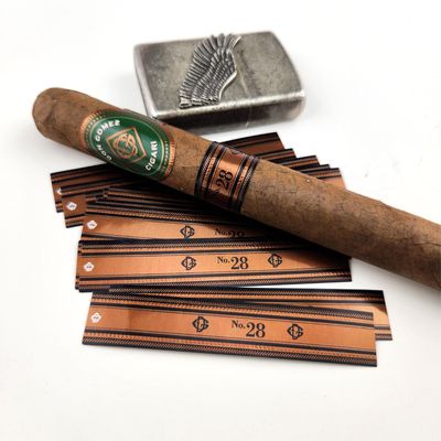 Buon prezzo Luxury OEM & ODM Manufacturer Custom Unique Cigar Label in linea