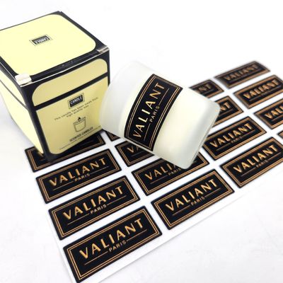 Buon prezzo Stampa digitale Stampo d'oro Adesivi per candele da matrimonio Candele profumate Decorative Etichette aziendali in linea
