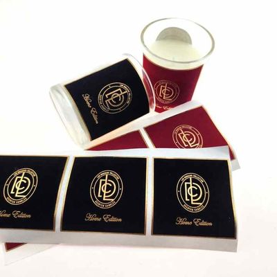 Buon prezzo Etichetta di candela di velluto Stampa profumo di lusso Etichetta privata Vaso di candela Adesivi per bottiglie di profumo in linea