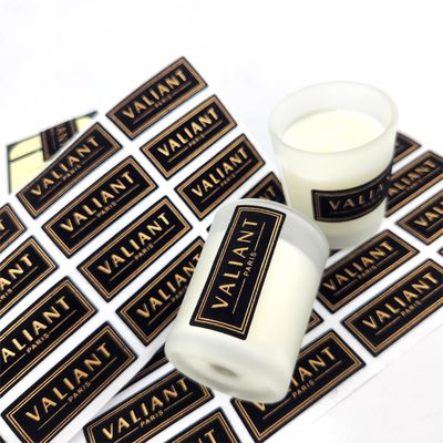 Buon prezzo Etichetta per bottiglia di profumo trasparente Bottiglia di profumo etichette personalizzate per candele Eco-friendly impermeabile in linea