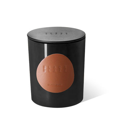 Buon prezzo Etichette per bottiglie di profumi in pelle in stile personalizzato in foglio d'oro in rilievo Etichette per bottiglie di profumi in 3D in linea