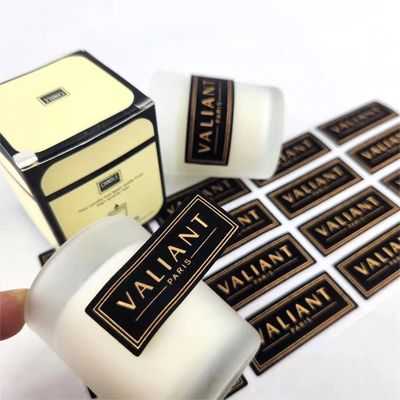 Buon prezzo Etichette di candele resistenti al calore in pelle, profumi in rilievo, texture quadrata, etichette di candele per bottiglie aromatiche in linea