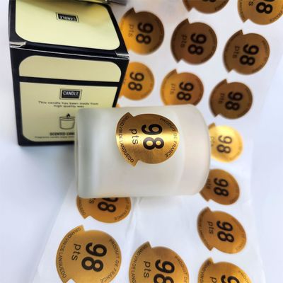 Buon prezzo Etichette per bottiglie di profumi autoadesivi a misura Etichette a candela impermeabile Adesivi per aromaterapia in linea