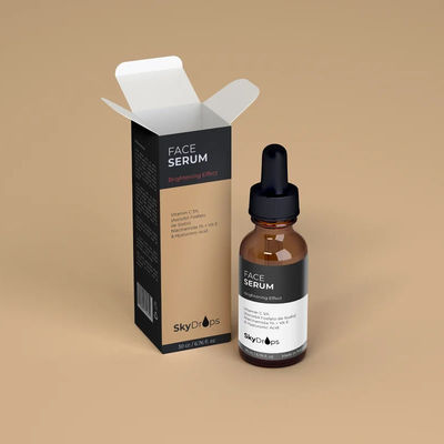 Buon prezzo 30 ml 50 ml Scatole di carta per la cura della pelle Imballaggi di bellezza in linea