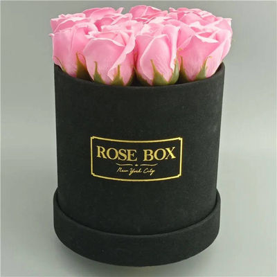 Buon prezzo Scatola regalo per abbracciare un secchio rotondo Scatola di carta di lusso Imballaggio per fiori in linea