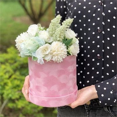 Buon prezzo Manico in pelle Cartone di carta artigianale Confezionamento Scafo Confezionamento regalo Rosa Verde in linea