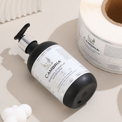Buon prezzo Etichette per bevande cosmetiche trasparenti Etichette cosmetiche resistenti agli UV BOPP in linea