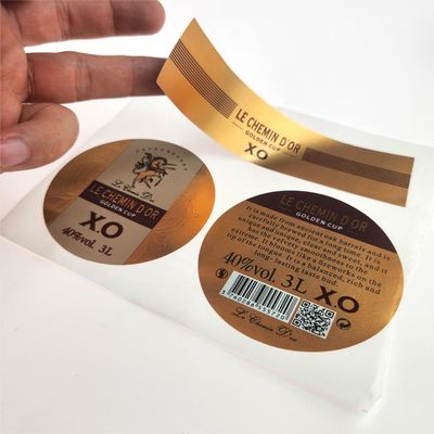 Buon prezzo Vino rosso Tequila Brandy Etichetta Birra Succo di caffè Adesivi per vini per bottiglie in linea