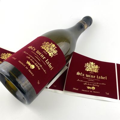 Buon prezzo Etichette di vino rosso per bottiglie in linea