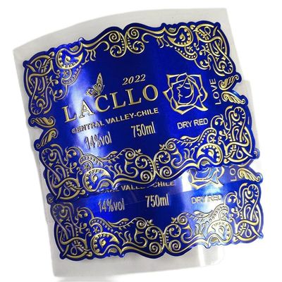 Buon prezzo Emblema in alluminio 3D Bottiglia di vino Logo in metallo Adesivo Metal Badge Etichetta personalizzata in linea