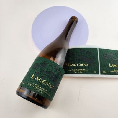 Buon prezzo Adesivo personalizzato in pelle nome monogramma etichetta del vino etichetta del vino rosso in linea