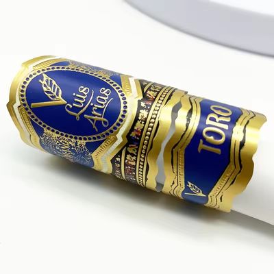 Buon prezzo Custom Logo Cigar Label with Full-automatic Production and Customized Shape for Premium Branding in linea